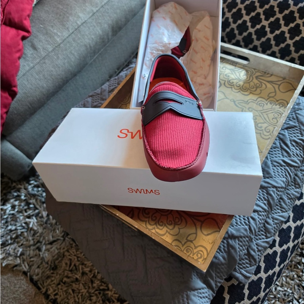 Swims Men's Red Loafers